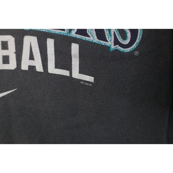Vtg Y2K Nike Mens L Travis Scott Center Swoosh Seattle Mariners Baseball T-Shirt - Picture 6 of 16